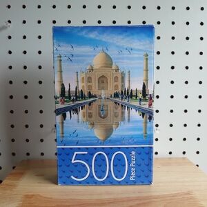 Cardinal Industries Taj Mahal" Unique Shaped Pieces 500 Pieces Puzzle 11" x 14"